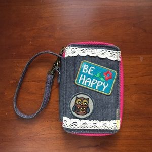 “Be happy” wallet.
